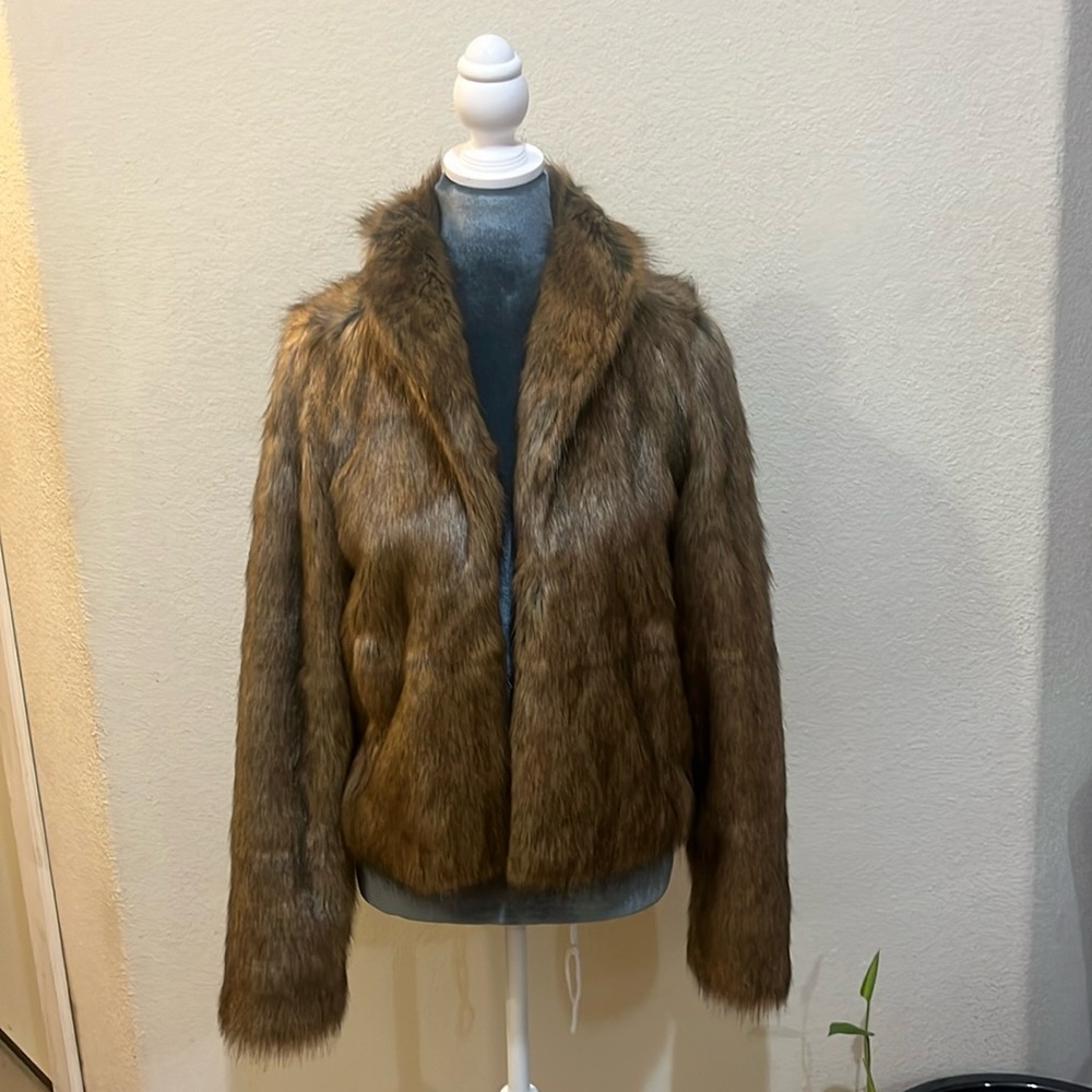 Abercrombie & Fitch Brown Teddy Jacket
